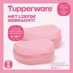 Tupperware snackie roze hartjes €10 per stuk, Huis en Inrichting, Keuken | Tupperware, Nieuw, Ophalen of Verzenden