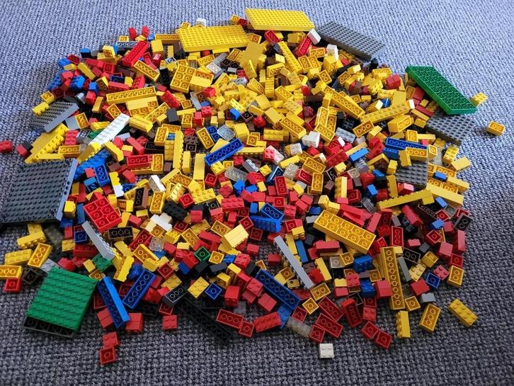 Partij S337=1075x dikke Lego basis stenen, Kinderen en Baby's, Speelgoed | Duplo en Lego, Gebruikt, Lego, Losse stenen, Ophalen of Verzenden