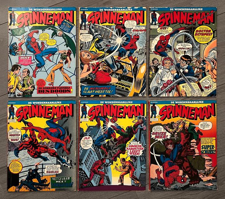 De Wonderbaarlijke Spinneman (1974-1976), Boeken, Strips | Comics, Zo goed als nieuw, Meerdere comics, Europa, Verzenden
