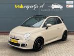 Fiat 500 C 0.9 TwinAir Turbo 500S Cabrio *climate *16” *NL, Gebruikt, Leder en Stof, Origineel Nederlands, Bedrijf