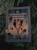 Maatschappelijke Context Sociaal Werk - Galina van der Weert, Gelezen, Galina van der Weert, Alpha, HBO