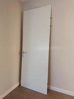Svedex opdekdeur massief Vlasspaan Alpine Wit 2315x854x39mm, Ophalen, 80 tot 100 cm, 215 cm of meer, Binnendeur