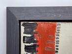 Abstract schilderij olieverf op doek Pieter Immenga kunst, Ophalen