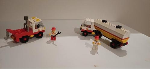 Vintage Lego Shell Tankwagen & Sleepwagen Set, Kinderen en Baby's, Speelgoed | Duplo en Lego, Gebruikt, Lego, Complete set, Ophalen of Verzenden