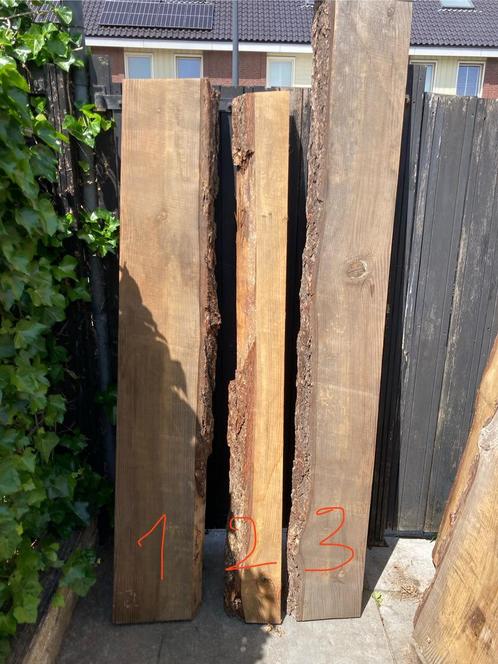 Mooie eiken schaaldelen restpartij, Tuin en Terras, Palen, Balken en Planken, Zo goed als nieuw, Planken, 180 tot 250 cm, Hardhout