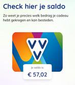 Vvv tegoedbon, Tickets en Kaartjes, Kortingen en Cadeaubonnen, Eén persoon, Cadeaubon, VVV-bon