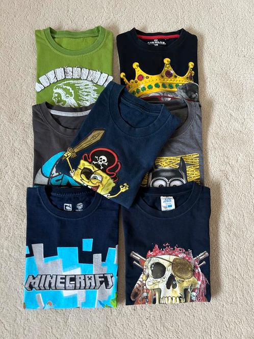 Jongenskleding zomer shirtjes 7/8 jaar/128, Kinderen en Baby's, Kinderkleding | Kinder-kledingpakketten, Gebruikt, Maat 128, Ophalen of Verzenden