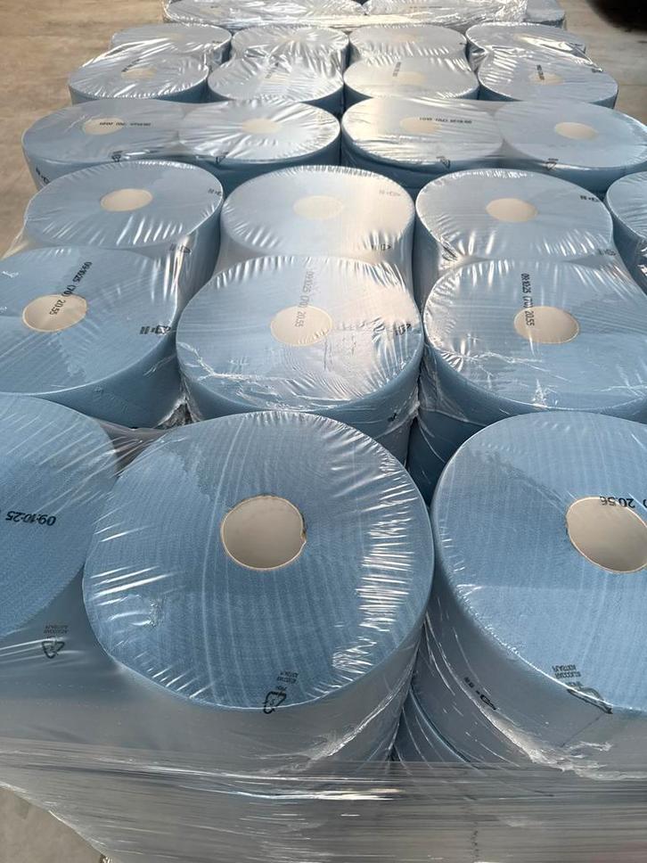 Poetsdoeken 24cm 280meter Cellulose 3 laags 2ROLLEN, Zakelijke goederen, Machines en Bouw | Overig, Ophalen of Verzenden