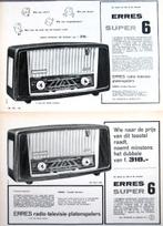 18 vintage advertenties reclames radios 1953-70 radio Graetz, Ophalen of Verzenden