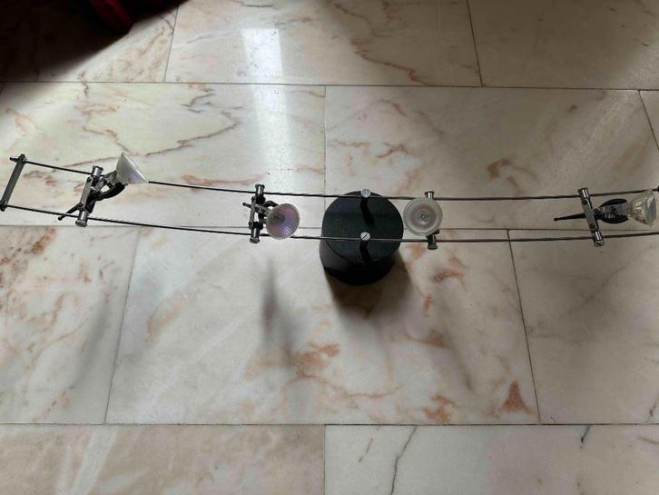 Vintage lamp spotjes 90s, Huis en Inrichting, Lampen | Spots, Gebruikt, Ophalen of Verzenden