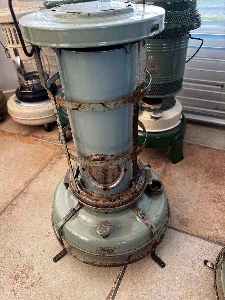 2 x Aladdin petroleumkachel, Huis en Inrichting, Kachels, Gebruikt, Vrijstaand, Petroleumkachel, Overige brandstoffen, Ophalen