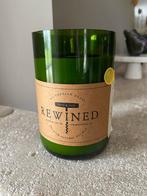 Rewined Candle - Handgemaakte Kaars van Wijnfles, Overige materialen, Nieuw, Ophalen of Verzenden, Kaars