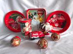 Coca-Cola serveerschaal opbergblik dienblad kerstballen, Diversen, Kerst, Ophalen of Verzenden, Zo goed als nieuw