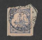 1902 20pf-KIAUTSCHOU TSINGTAU-Duitse kolonie in CHIN, Verzenden, Gestempeld, Oost-Azië