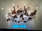 Maroeska Metz design hanglamp / bruin /80 cm diameter, Verzenden, Zo goed als nieuw