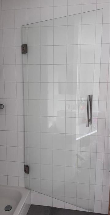 Glazen Douchedeur met RVS Beslag - 874x1940mm beschikbaar voor biedingen