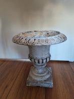 Antieke Tuinvaas gietijzer 30cm hg louvre vaas Frankrijk, Tuin en Terras, Tuinvazen, Ophalen of Verzenden, Gebruikt