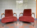 2X Gelderland fauteuil 5470, Huis en Inrichting, Fauteuils, Ophalen, Metaal, 75 tot 100 cm, Nvt