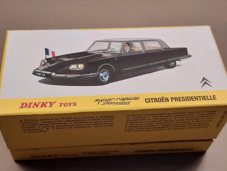 Citroën DS 21 présidentielle  Dinky Toys Atlas  1:43 Zgan, Hobby en Vrije tijd, Modelauto's | 1:43, Zo goed als nieuw, Auto, Dinky Toys