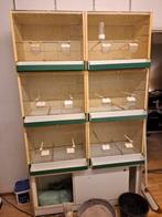 Heesakkers kooien 3x, Dieren en Toebehoren, Ophalen, Gebruikt, Kunststof, Broedkooi of Kweekkooi