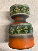 Klein West Germany Vaasje - Oranje, Groen, Bruin, Overige kleuren, Aardewerk of Porselein, Ophalen of Verzenden, Zo goed als nieuw