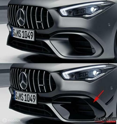 Mercedes Cla 45 amg lucht inlaat flappen bumper C118 X118, Auto-onderdelen, Airco en Verwarming, Gebruikt, Ophalen of Verzenden