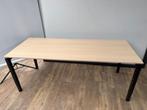 Q-line bureau 200 x 80 zwart, Tuin en Terras, Tuinsets en Loungesets, Ophalen, Gebruikt, Eettafel, Tuinset