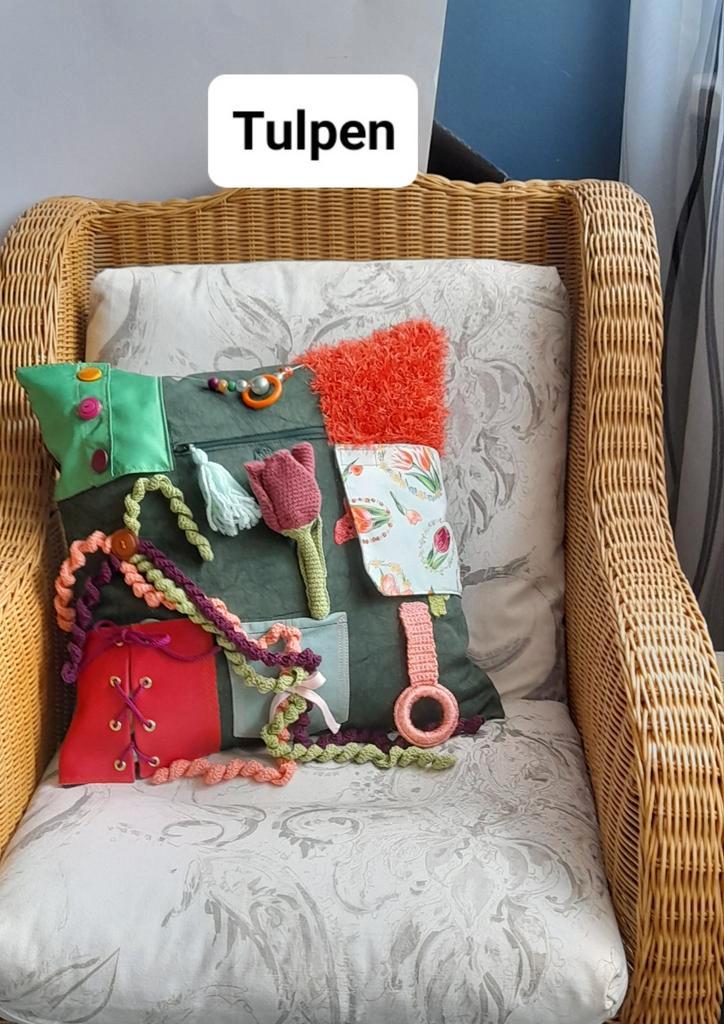 Friemelkussen-Snoezelkussen-Voelkussen-Sensorisch kussen, Diversen, Verpleegmiddelen, Zo goed als nieuw, Ophalen of Verzenden