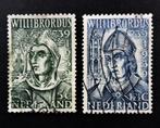 NVPH 323-324 serie Willibrordus uit 1939, Postzegels en Munten, Postzegels | Nederland, Ophalen of Verzenden, T/m 1940, Gestempeld