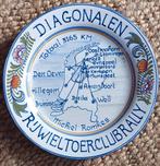 Wandbord Workum Diagonalen fiets club aardewerk handwerk, Ophalen of Verzenden