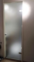 Glazen deur badkamer swingdeur / taatsdeur 73 x 223cm, Ophalen, Gebruikt, Overige materialen, Overige typen