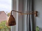 Koperen kaartlees lamp, Antiek en Kunst, Ophalen of Verzenden
