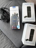 Zoom H6 recorder met microfoon en kabels, Ophalen of Verzenden, Gebruikt, Overige typen