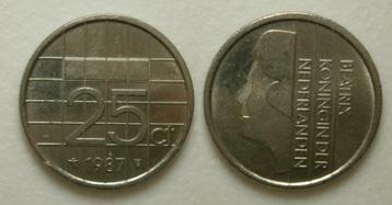 PD02613 Beatrix 25 cent 1987 beschikbaar voor biedingen