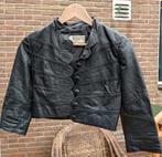 Kort leren zwart jasje, Kleding | Dames, Zwart, Vila, Ophalen of Verzenden, Jasje