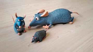 Disney poppetjes Ratatouille  beschikbaar voor biedingen