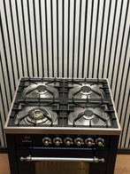 Luxe Blauwe Boretti Fornuis 4 pits 70x60 cm, Witgoed en Apparatuur, Fornuizen, Fornello Esperta, Zo goed als nieuw, Energieklasse A of zuiniger