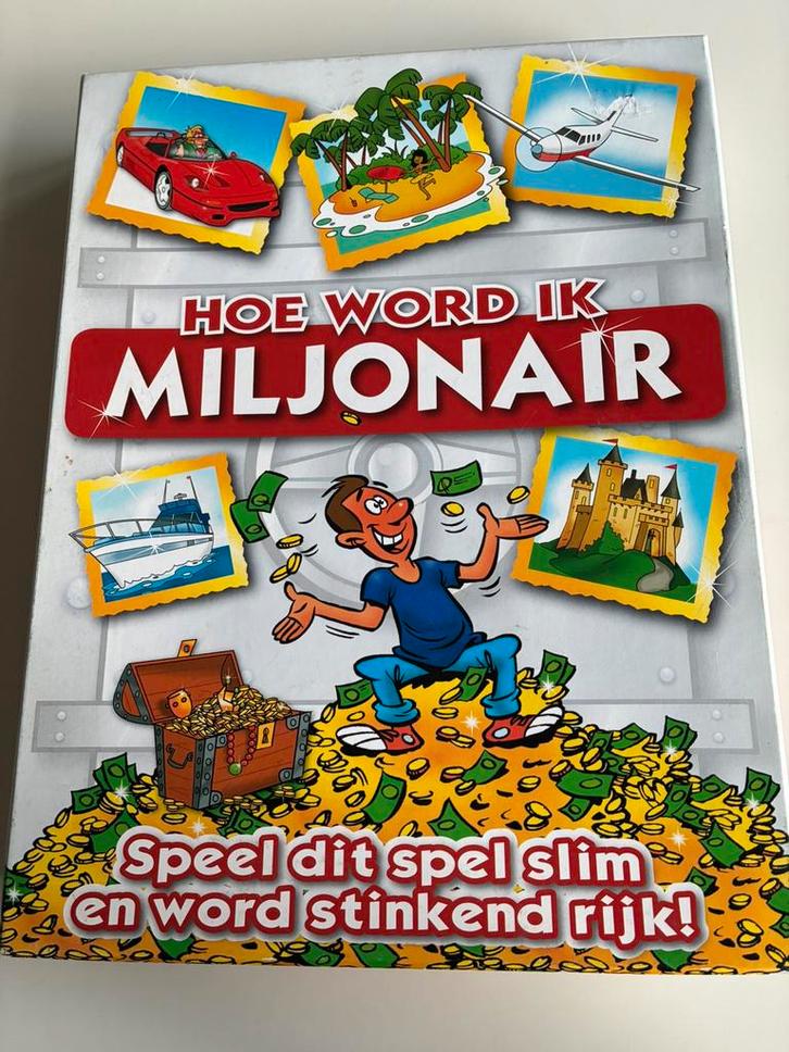 Hoe word ik miljonair | Vanaf 8 jaar, Hobby en Vrije tijd, Gezelschapsspellen | Bordspellen, Gebruikt, Ophalen of Verzenden