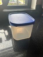 Ruimtespaarder Tupperware rechthoek, Overige typen, Blauw, Ophalen of Verzenden, Zo goed als nieuw