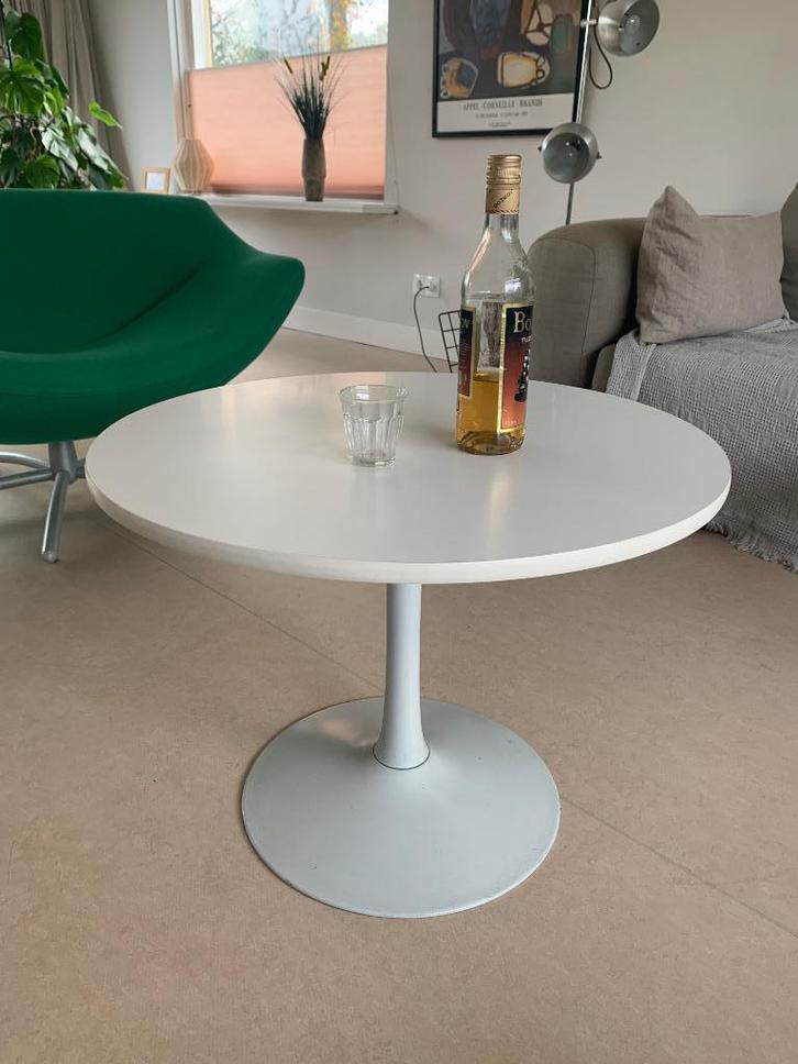 Space Age Design ronde tulp voet salontafel/bijzettafel H 46, Huis en Inrichting, Tafels | Salontafels, Zo goed als nieuw, Minder dan 50 cm