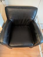 Leren stoel, Huis en Inrichting, Fauteuils, Ophalen, Gebruikt, Klassiek, 50 tot 75 cm