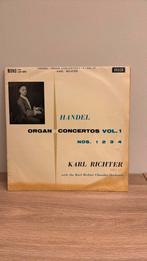 LP Handel Organ concertos vol. 1 Karl Richter, Gebruikt, Overige formaten, Overige typen, Ophalen of Verzenden