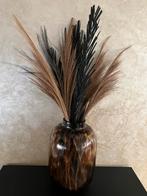 Mooie side table met vaas en droogbloemen zo goed als nieuw!, Ophalen, Zo goed als nieuw, 25 tot 50 cm, Rechthoekig