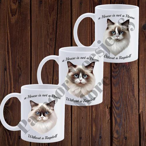 Ragdoll mokken, Huis en Inrichting, Keuken | Servies, Nieuw, Kop(pen) en/of Schotel(s), Overige stijlen, Ophalen of Verzenden
