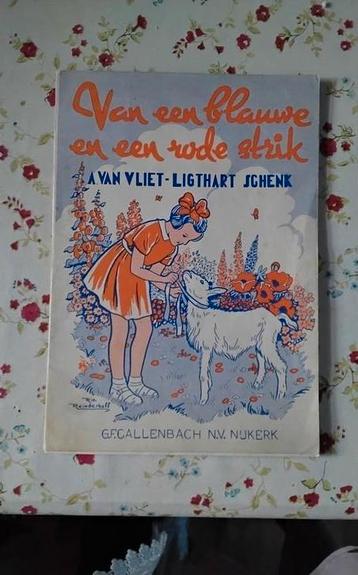 Antieke kinderboekje A van vliet ligthart schenk  beschikbaar voor biedingen