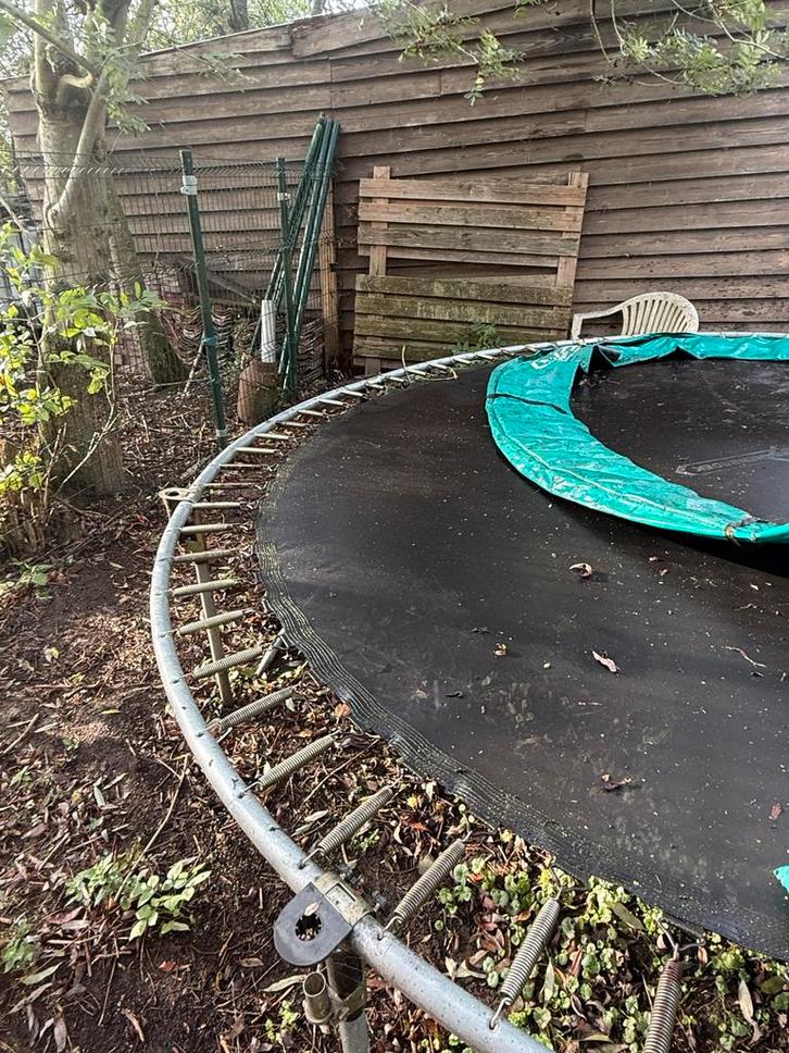 Trampoline met net - Gebruikt, Kinderen en Baby's, Speelgoed | Buiten | Trampolines, Gebruikt, Ophalen of Verzenden