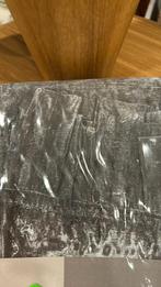 3 x Gordijn/ vitrage zilver grijs 148x250 cm, ., 100 tot 150 cm, 200 cm of meer, .