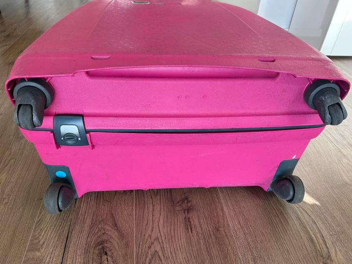 Grote Samsonite Koffer - Roze, Sieraden, Tassen en Uiterlijk, Koffers, Gebruikt, Hard kunststof, 70 cm of meer, 55 cm of meer