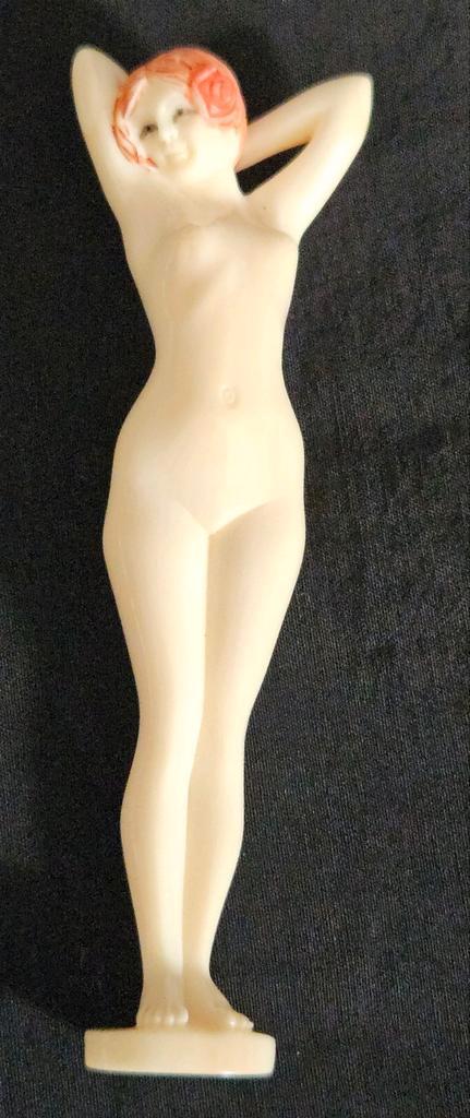 Antiek iv... Art Deco Beeldje joe descomps, Antiek en Kunst, Kunst | Beelden en Houtsnijwerken, Ophalen of Verzenden