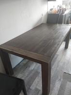 Houten eettafel  tot 10 personen uitschuifbaar, Huis en Inrichting, Tafels | Eettafels, Ophalen, 200 cm of meer, 50 tot 100 cm